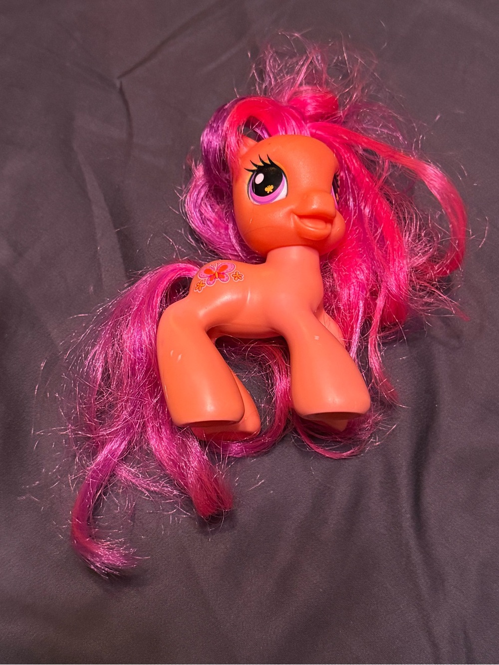 Hasbro My Little Pony G3 Scootaloo Orange Pink Hair 2008